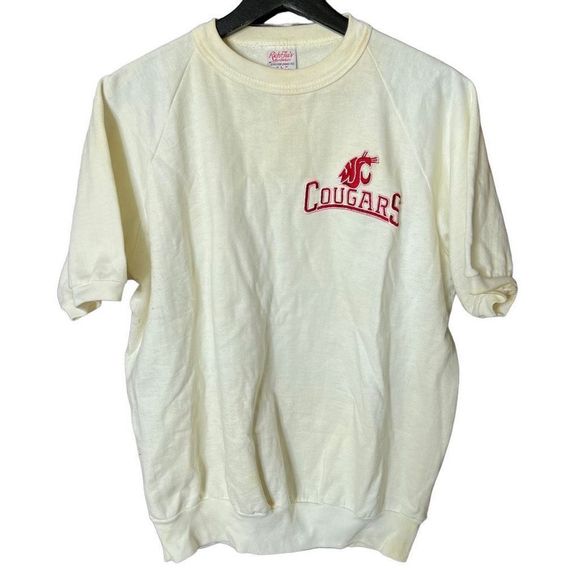 VTG WSU Cougars Rich Tees T Shirt USA Large - Picture 1 of 4